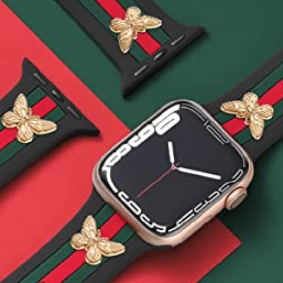Accessories - GG STYLE Apple Watch Band With Gold plated charm
